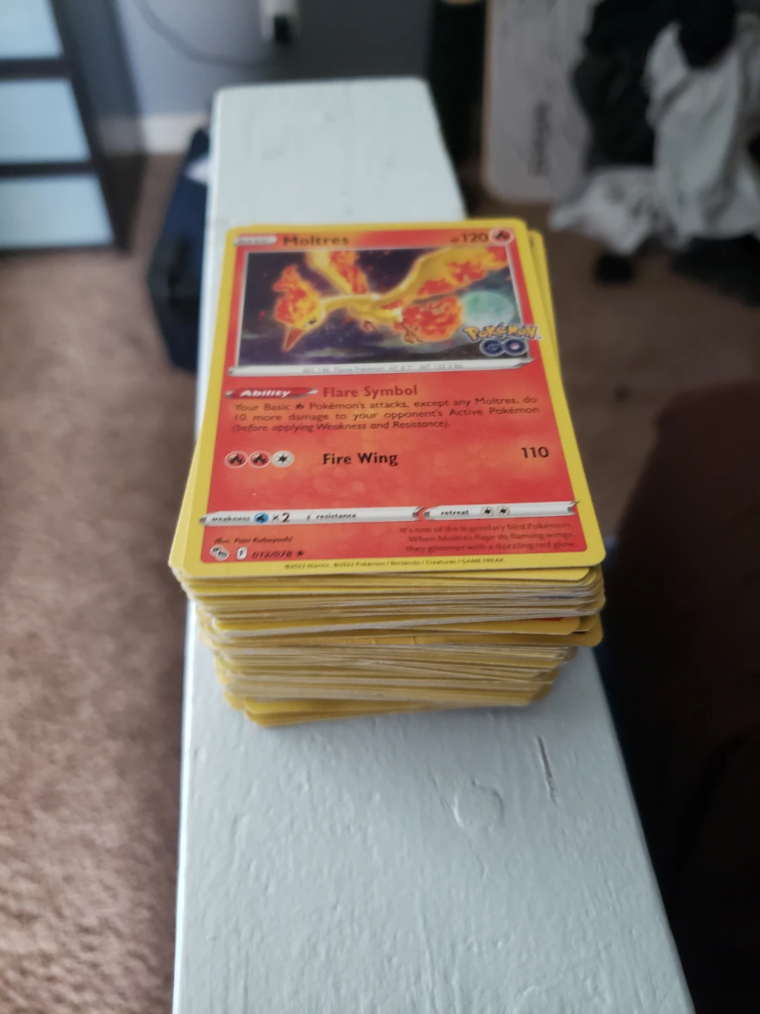 Random pokemon trading cards
