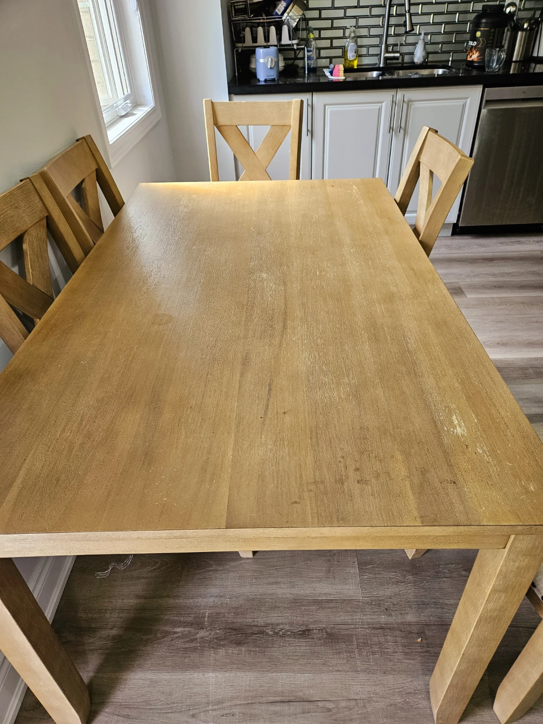 Craitbook  Wood Dining Table and 6 Chairs - photo 2