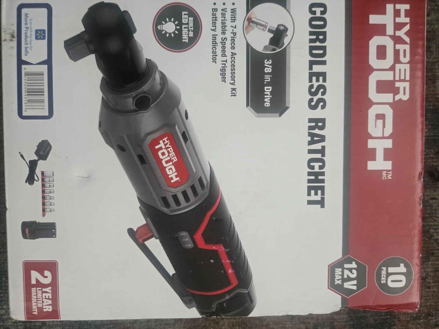 Hyper Tough 12V Max Cordless Ratchet