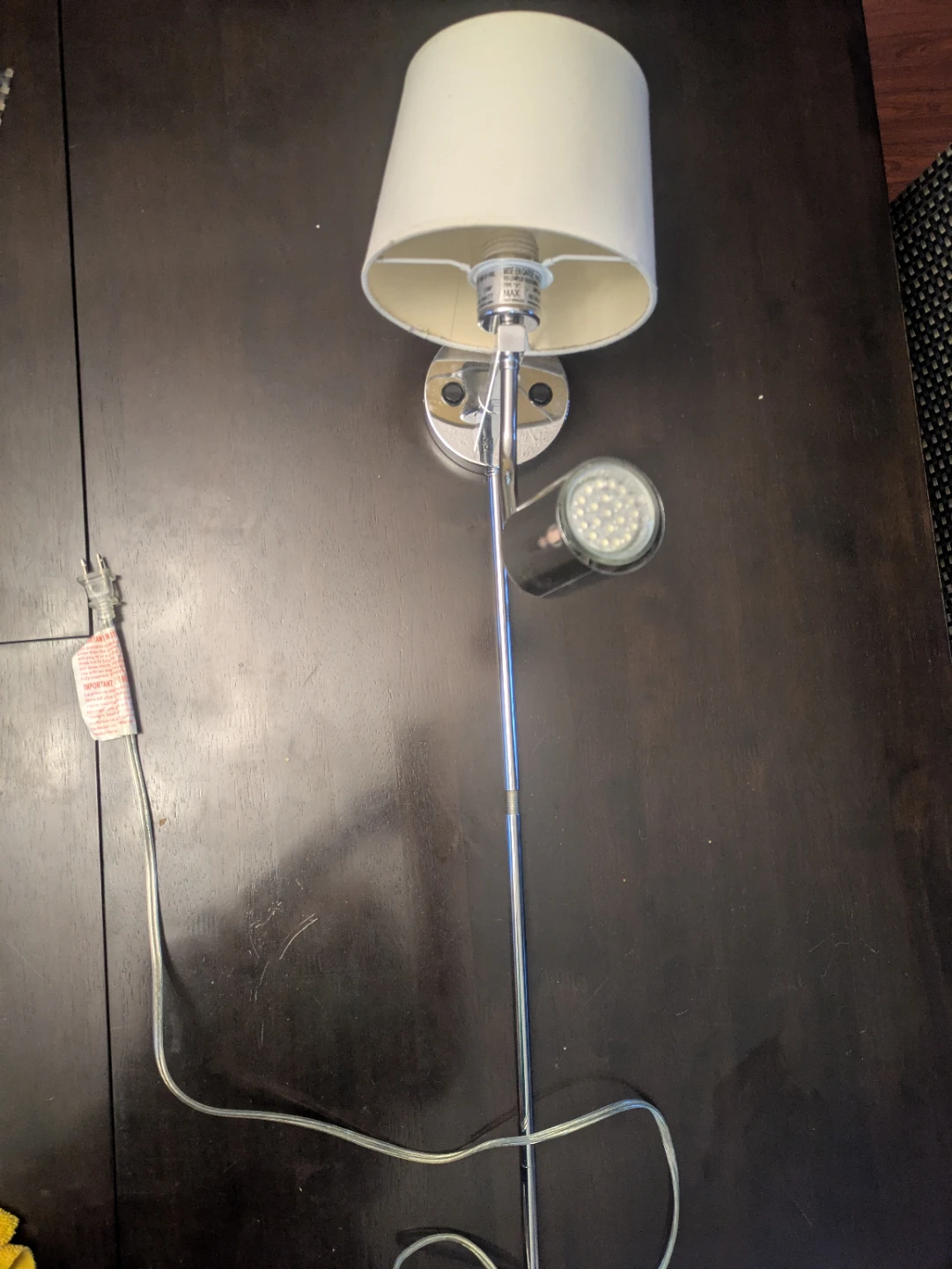 Plug in Wall and Reading Light - photo 3