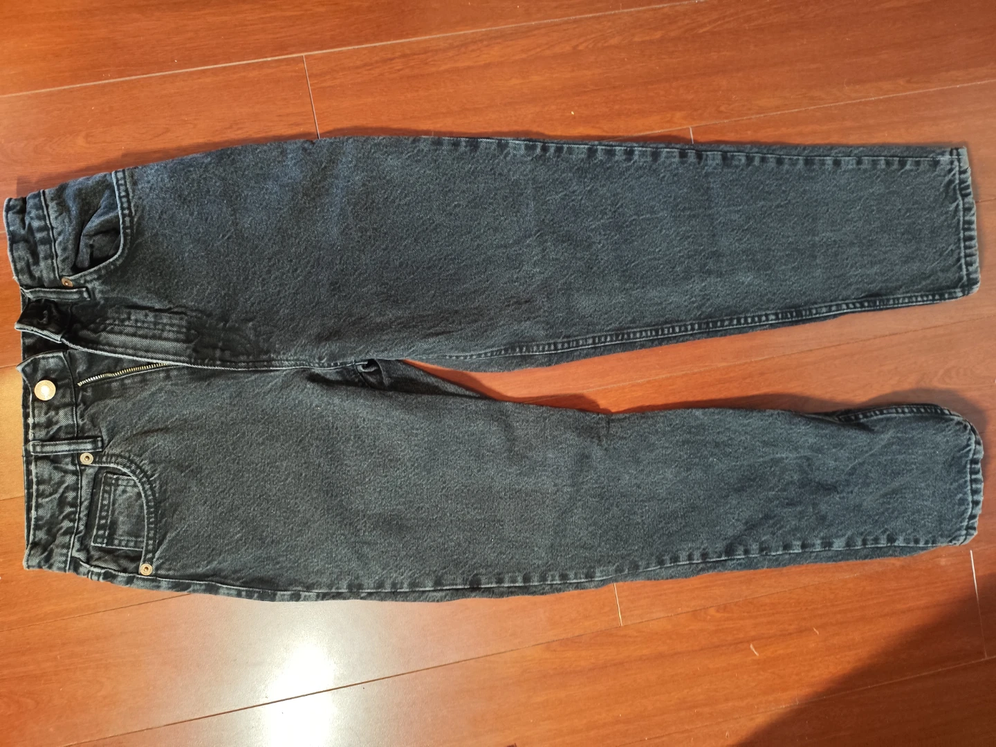 Black denim zara jeans