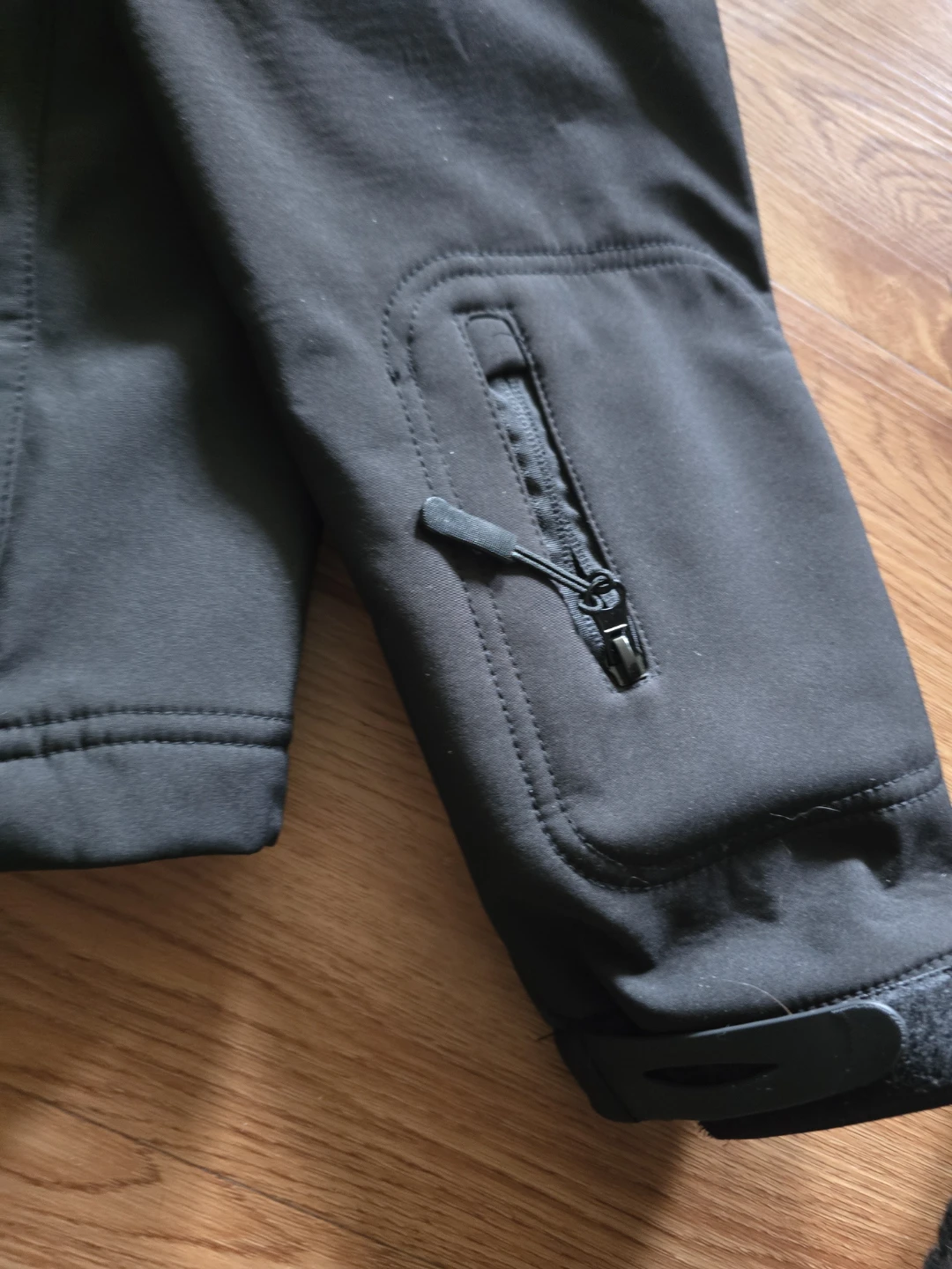 Black Softshell Shark Jacket with Fleece Lining - photo 5