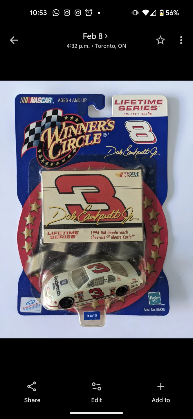 Assorted Collectible Diecast NASCAR and Hot Wheels Cars - photo 5