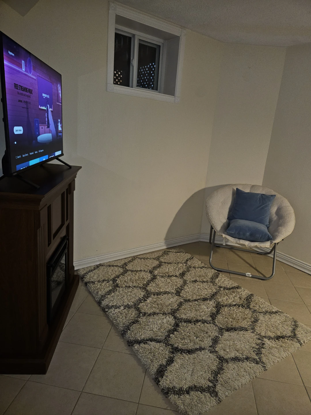 Electric fireplace and TV stand - photo 2