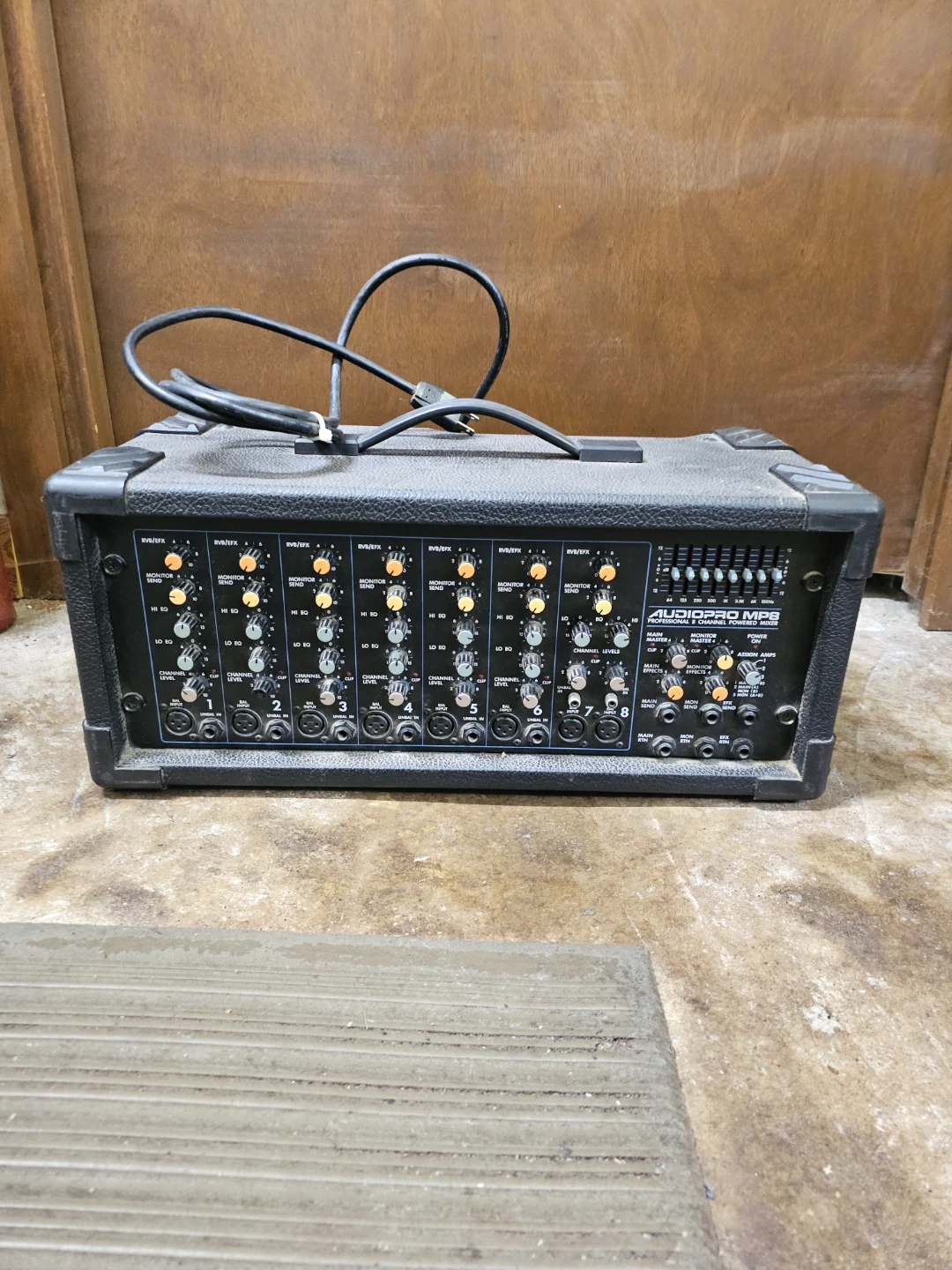 NOT WORKING Audiopro MP8 Powered Mixer