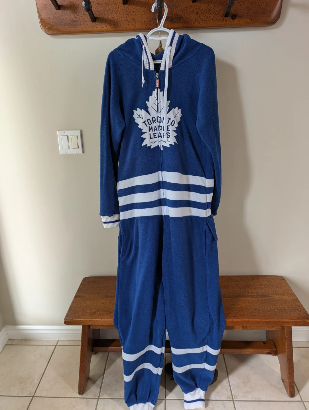Toronto Maple Leafs Onesie with Pillow