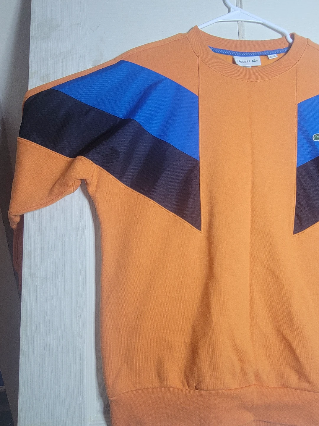 Lacoste Colorblocked Sweatshirt Orange - photo 4