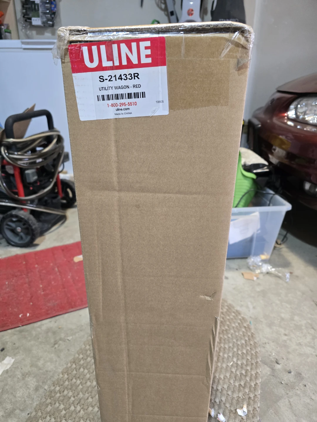 Uline Red Utility Wagon - photo 3