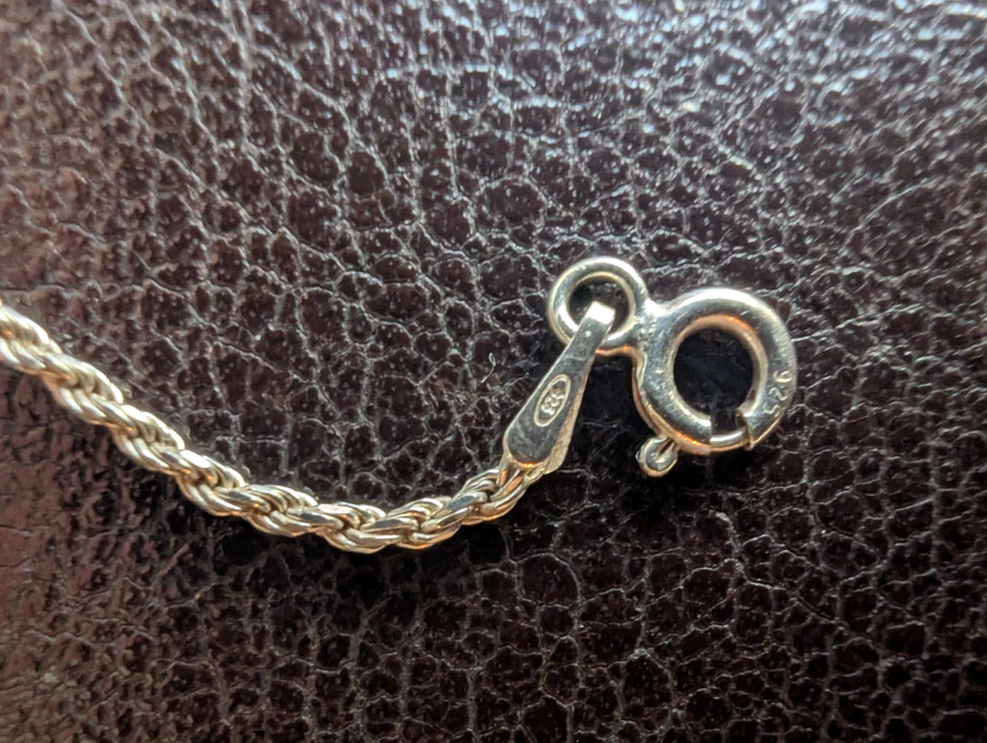 Sterling Silver Rope Chain Bracelet - photo 2