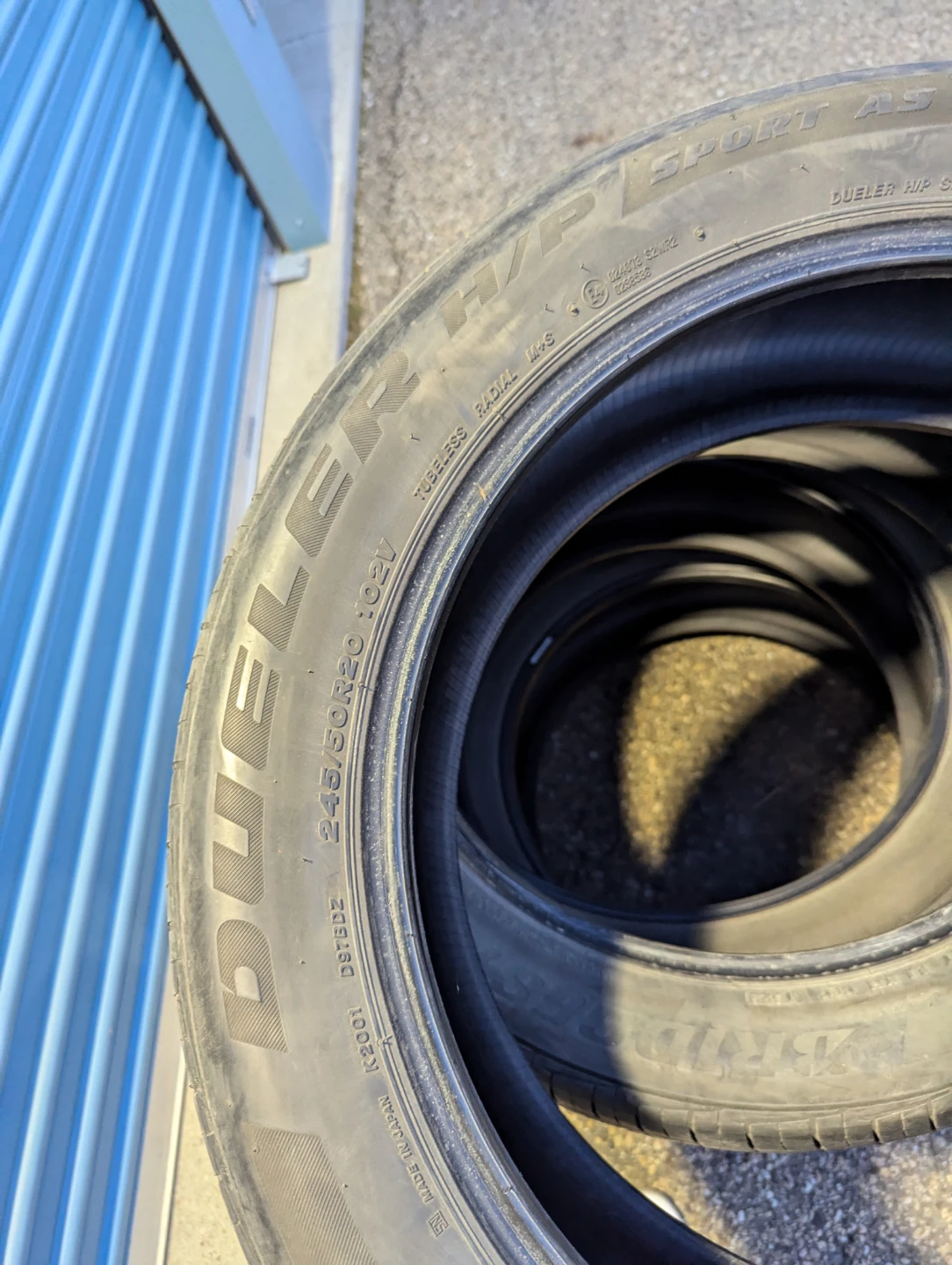 245/50R20  Bridgestone Dueler H/P Sport AS - photo 4