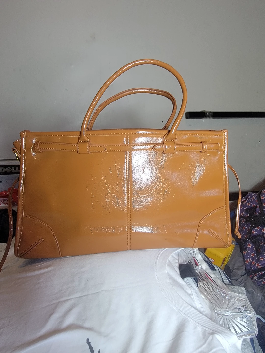 Prada Patent Leather Tote Bag - photo 5