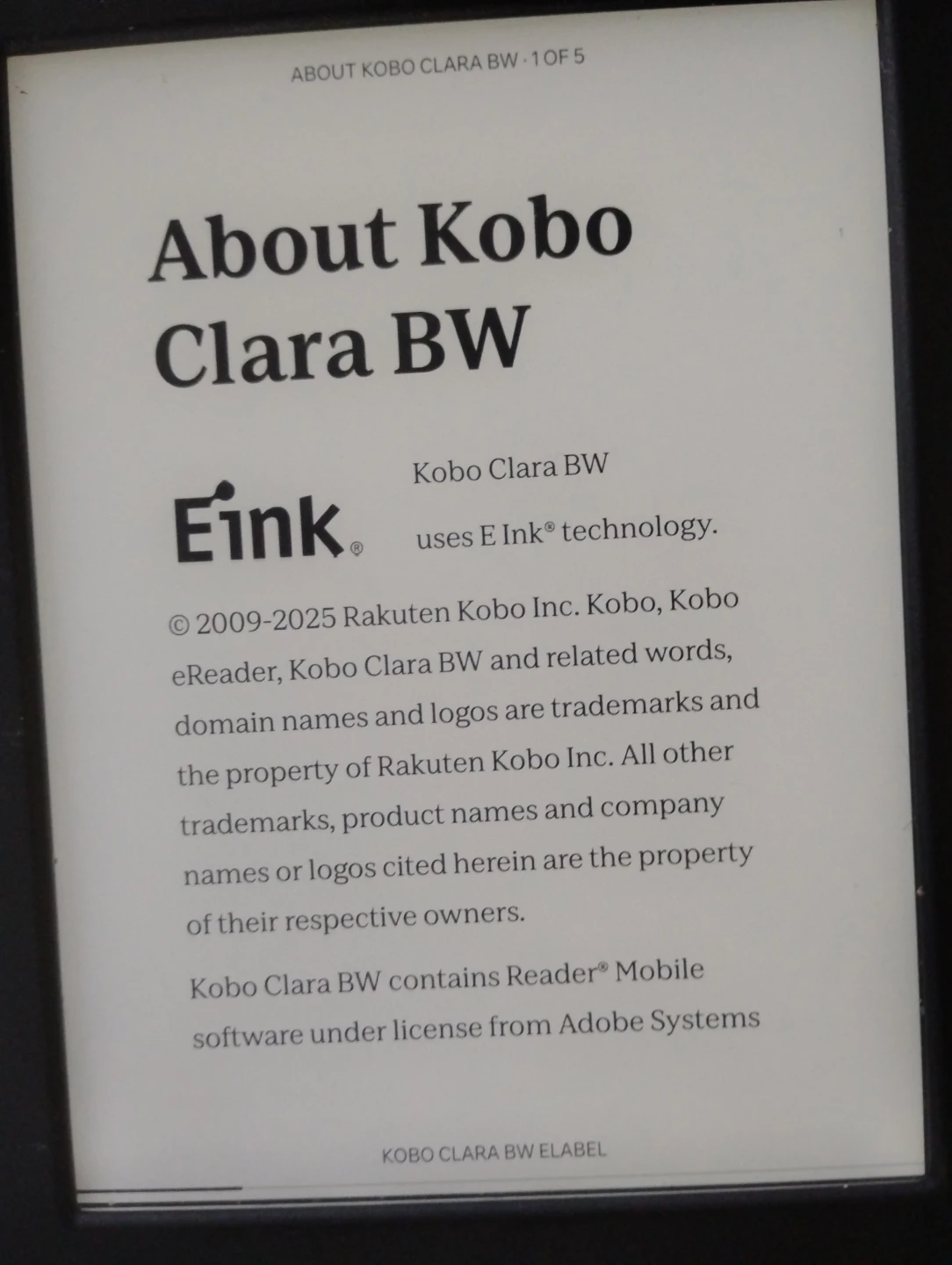 Kobo Clara BW E-reader - photo 3