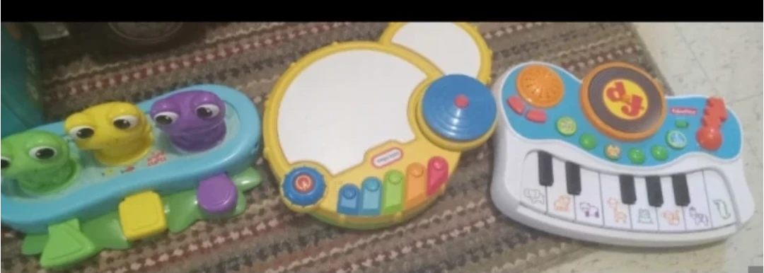 Set of 3 Fisher-Price and Little Tikes Musical Toys