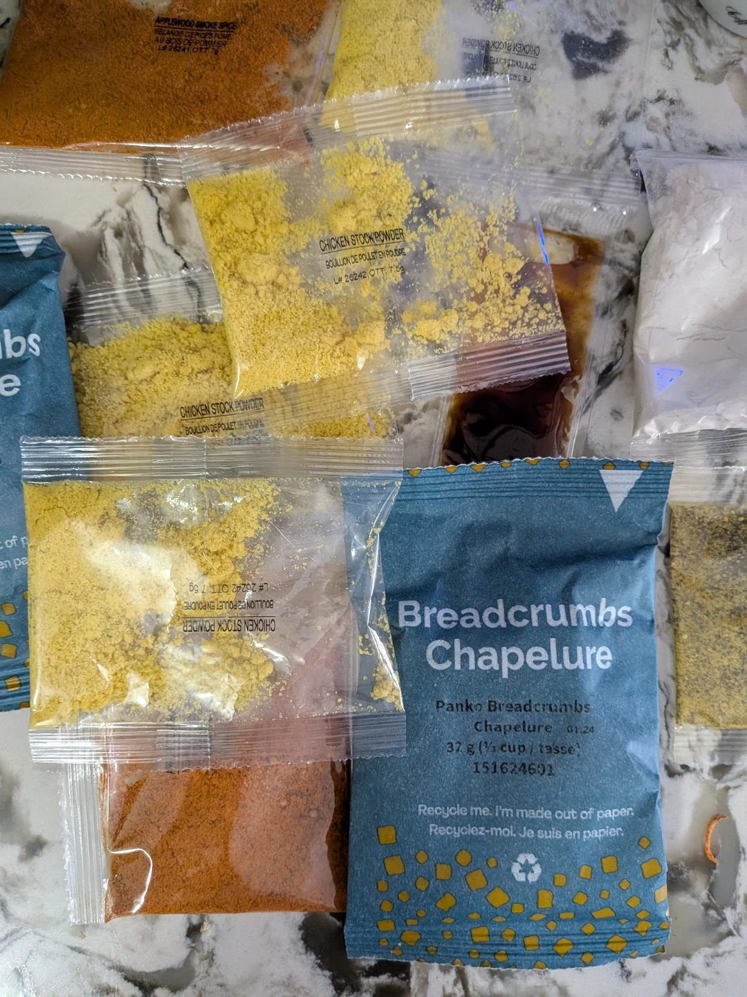 Assorted Meal Kit Ingredient Packets