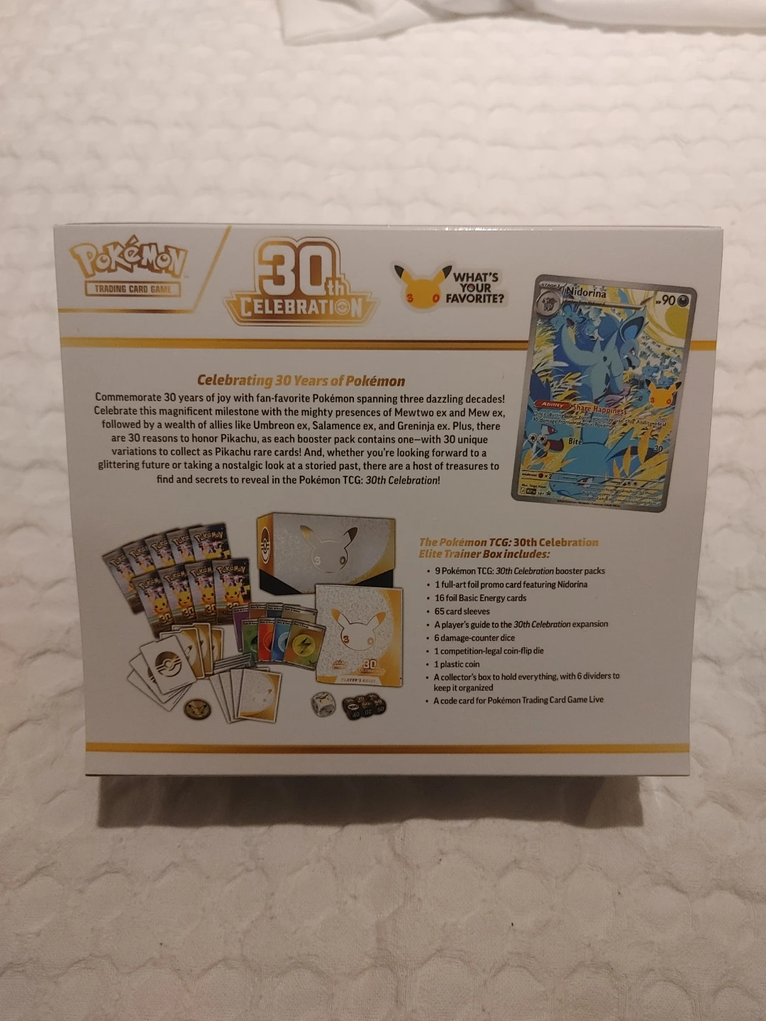 Pokemon 30th Celebration Elite Trainer Box - photo 2