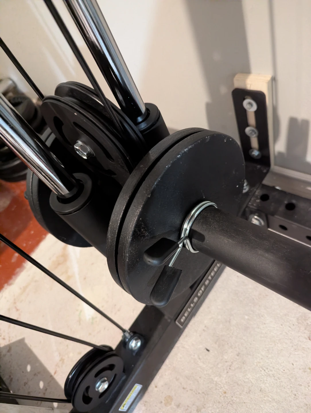 Bells of Steel Wall Mounted Cable Pulley System