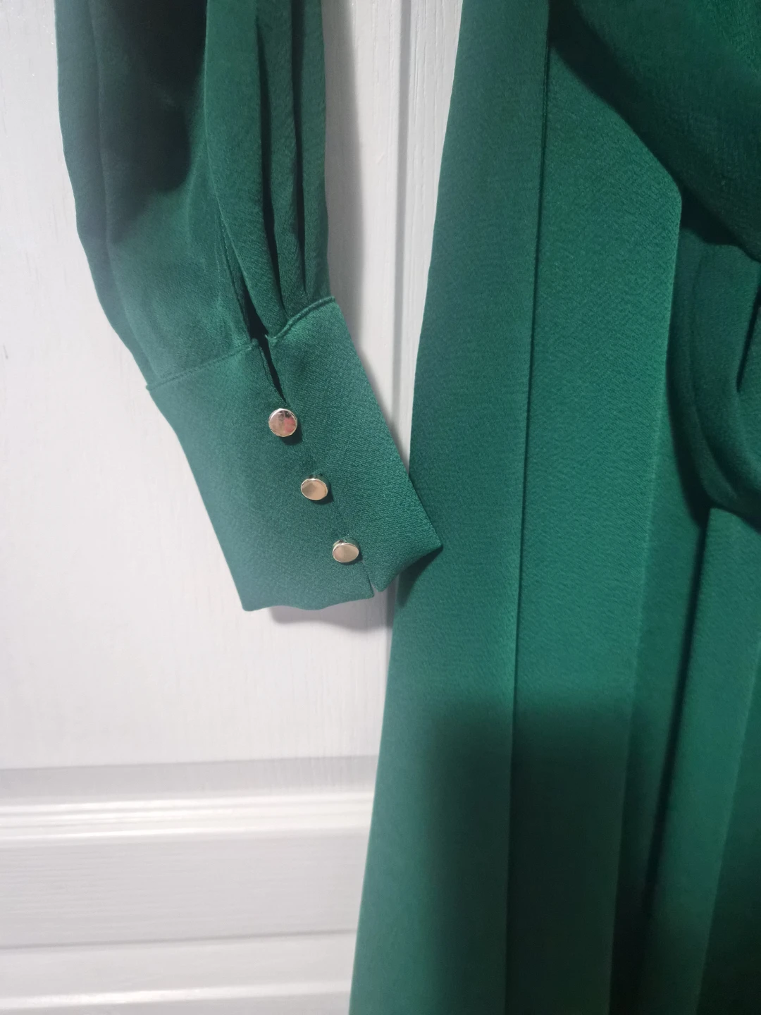 Green Wrap Dress Size -4 , size small - photo 3
