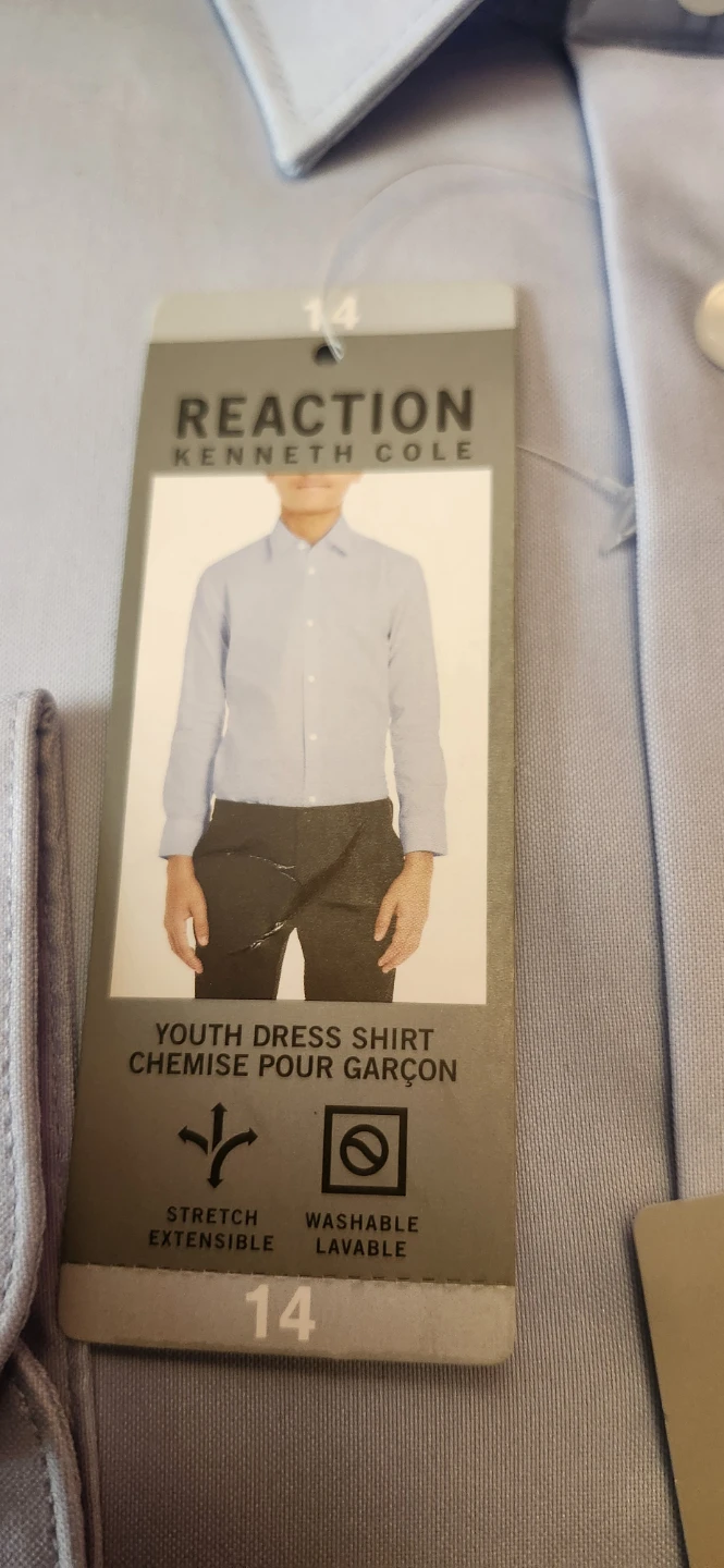 Kenneth Cole Reaction Youth Dress Shirt - Size 14 - photo 3