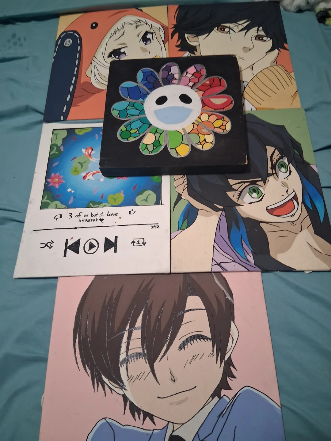 Anime Canvas Art Prints Lot
