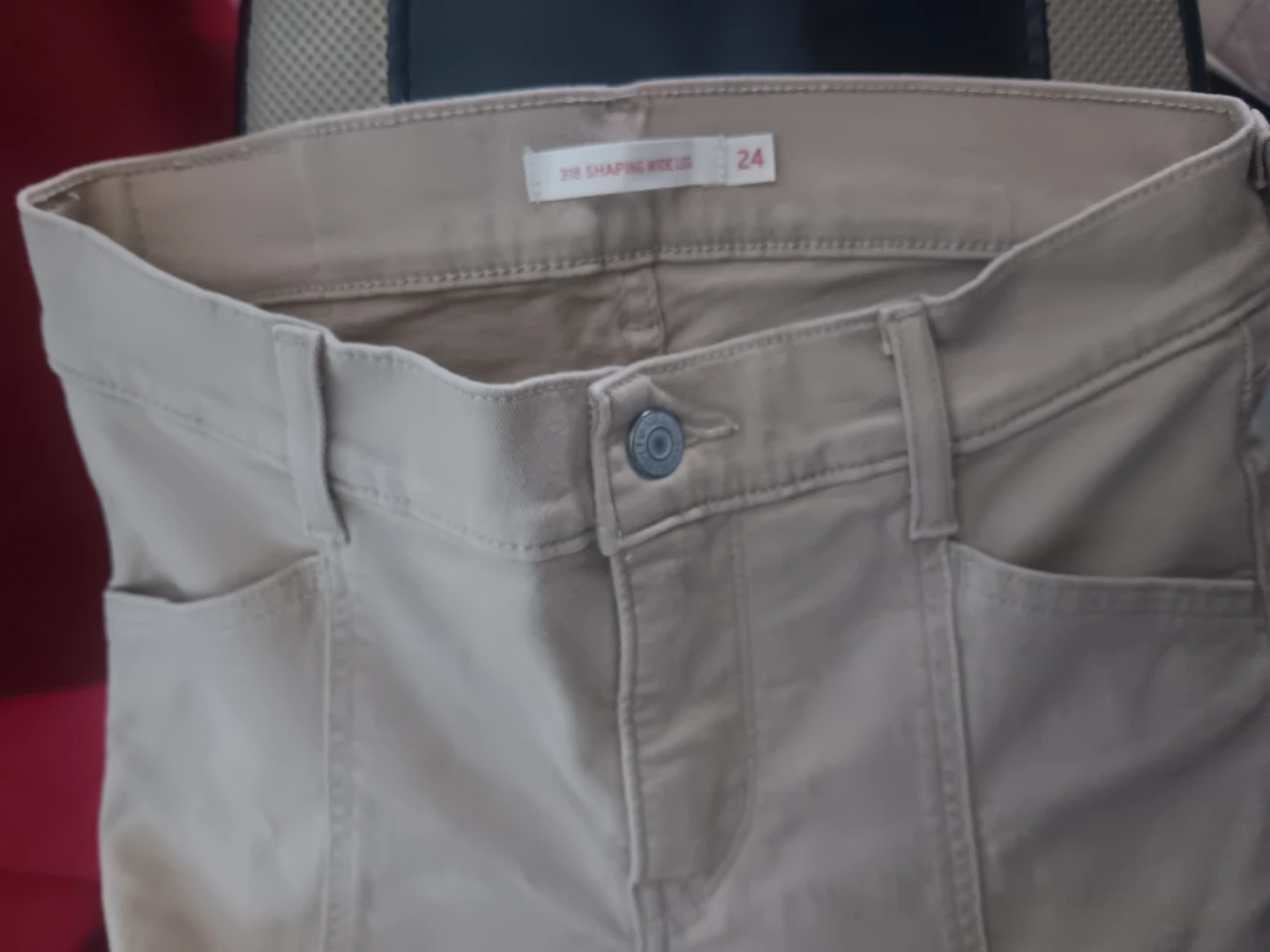 Levi's 318 Shaping Wide Leg Pants - Size 24 - photo 2