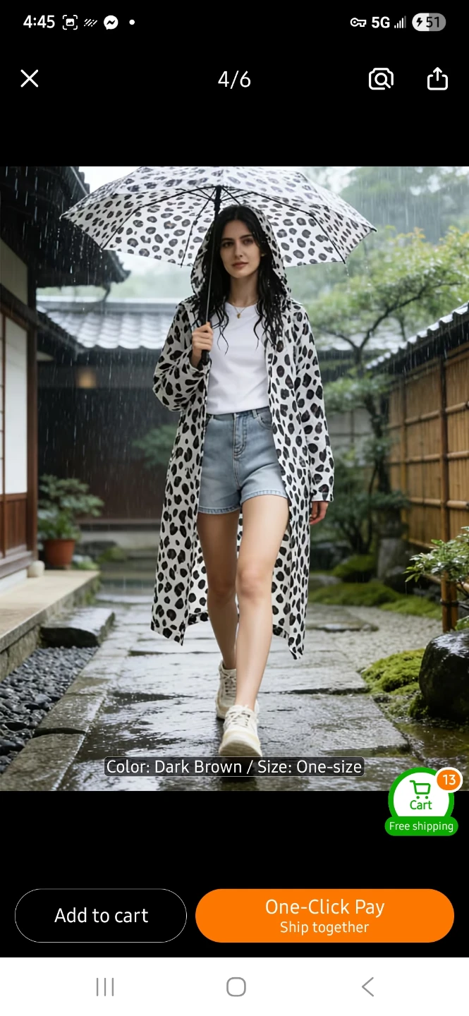 NEW Leopard Print Raincoat💧 - photo 2