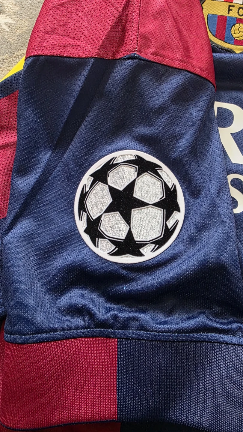 Messi #10 Barcelona retro Champions League 2015 final jersey - photo 5