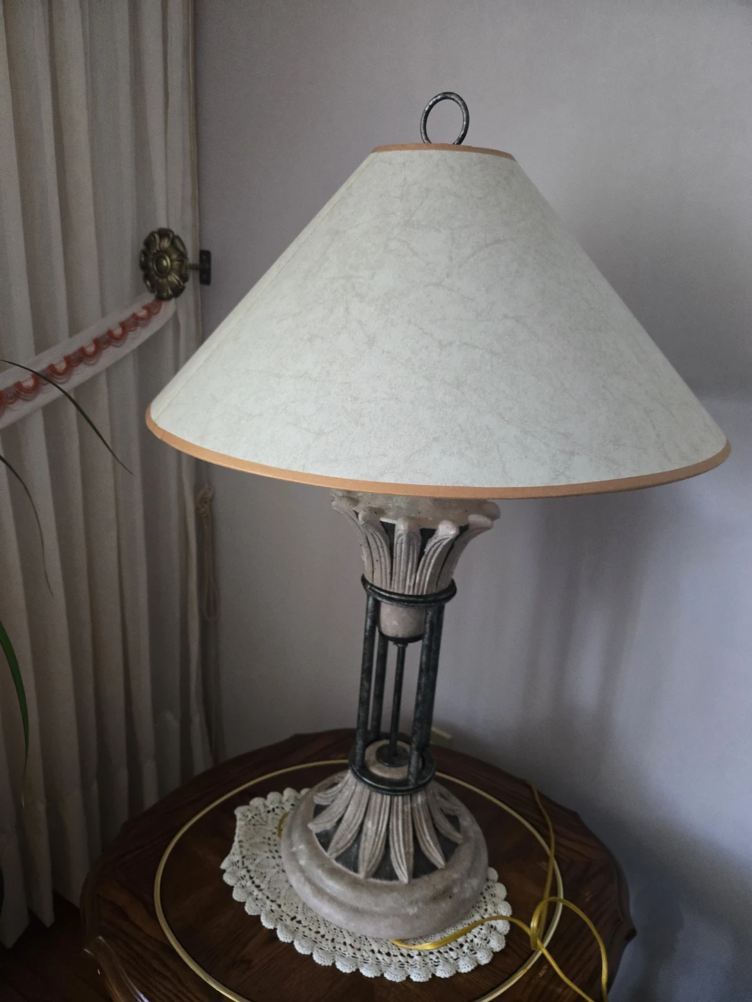 Table Lamp with Decorative Base