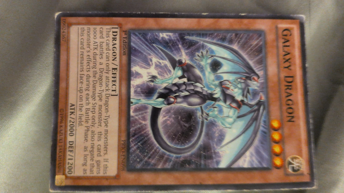 Yu-Gi-Oh! Galaxy Dragon Trading Card