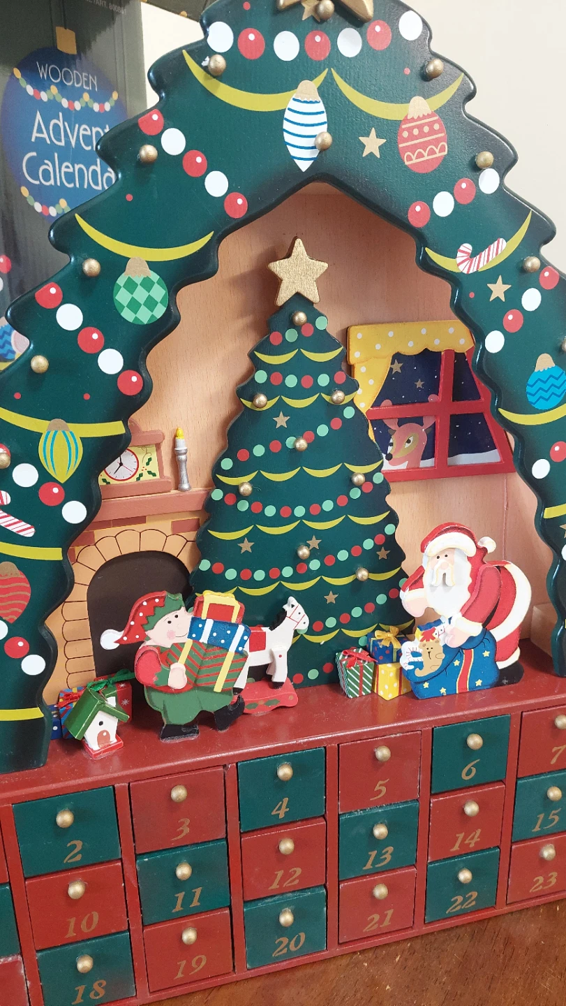 Wooden Christmas Advent Calendar - photo 3