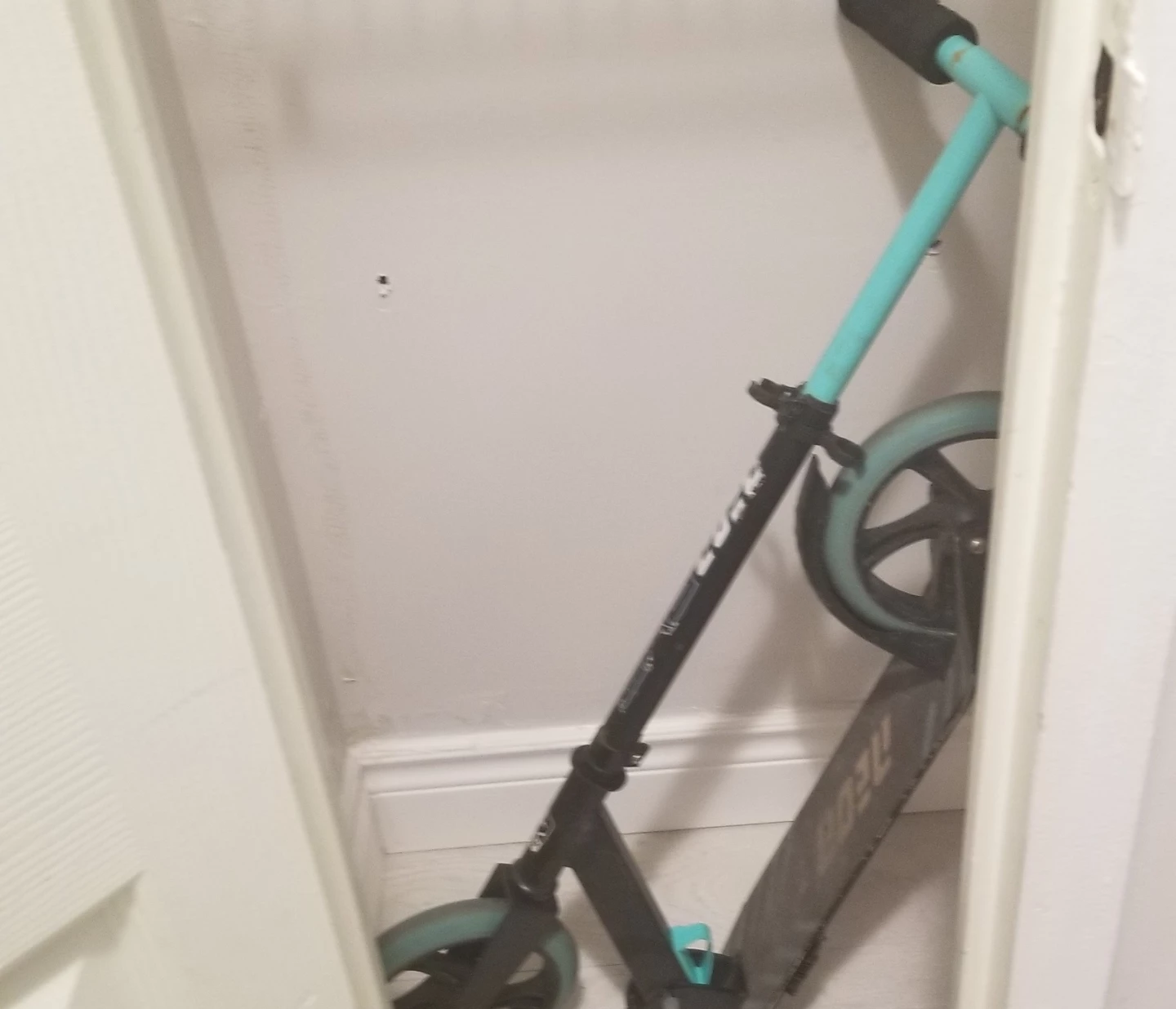 Neon folding kick scooter
