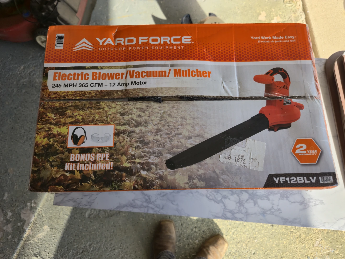 BRAND NEW Yard Force Electric Leaf Blower / Vacuum / Mulcher - photo 5
