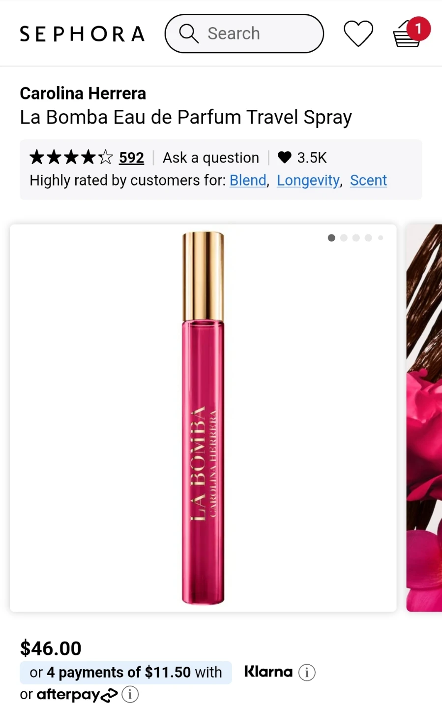 La Bomba by Carolina Herrera – Eau de Parfum 10 ml - photo 2