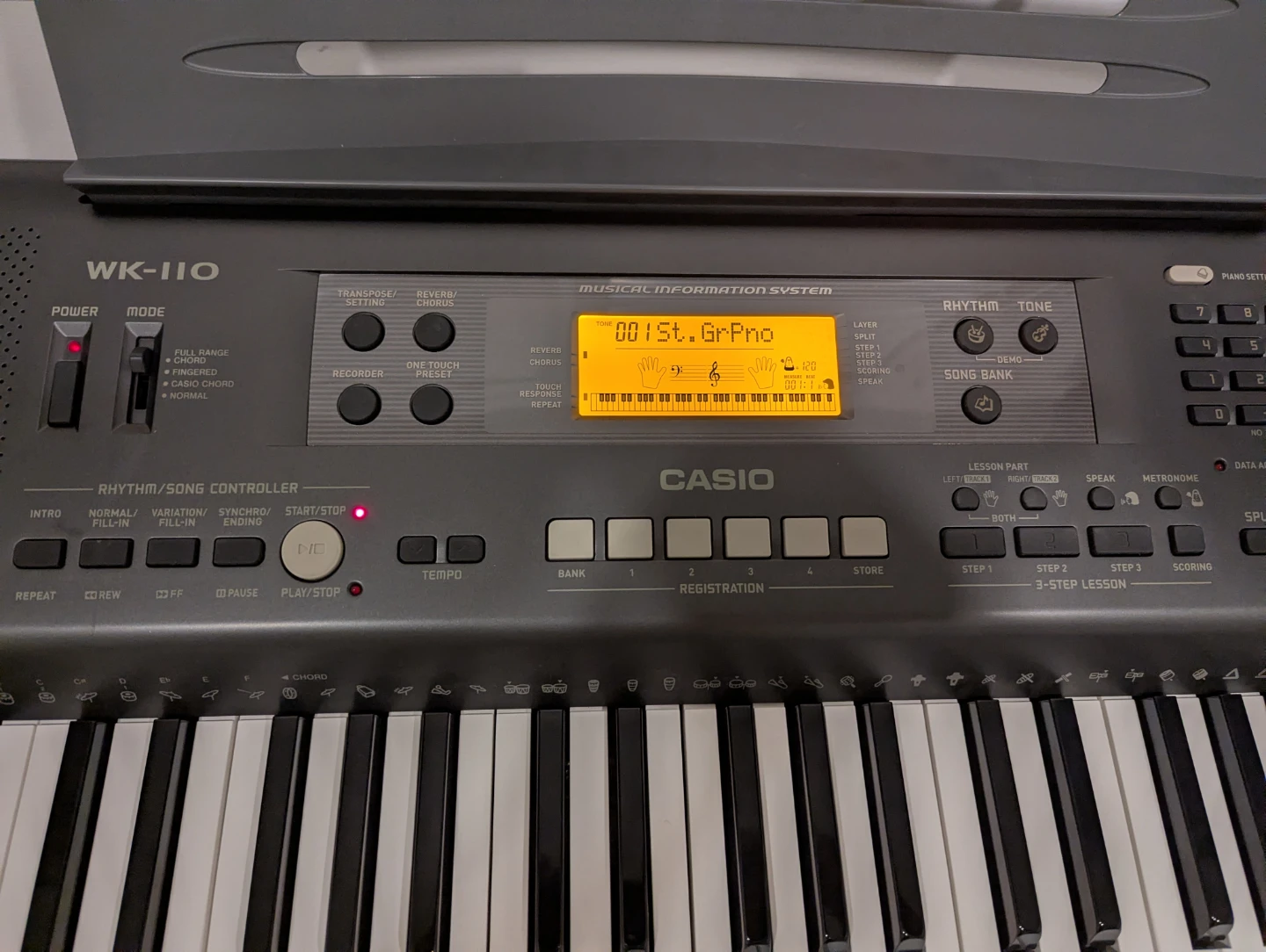Casio WK-110 Portable Keyboard - photo 2
