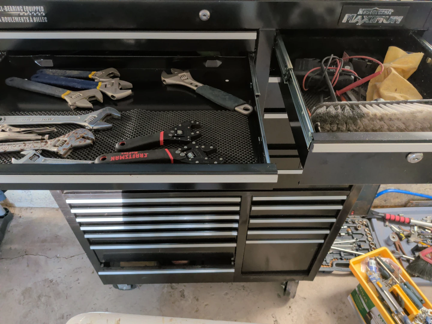 Mastercraft MAXIMUM Rolling Tool Box Combo - Loaded with Tools! - photo 5