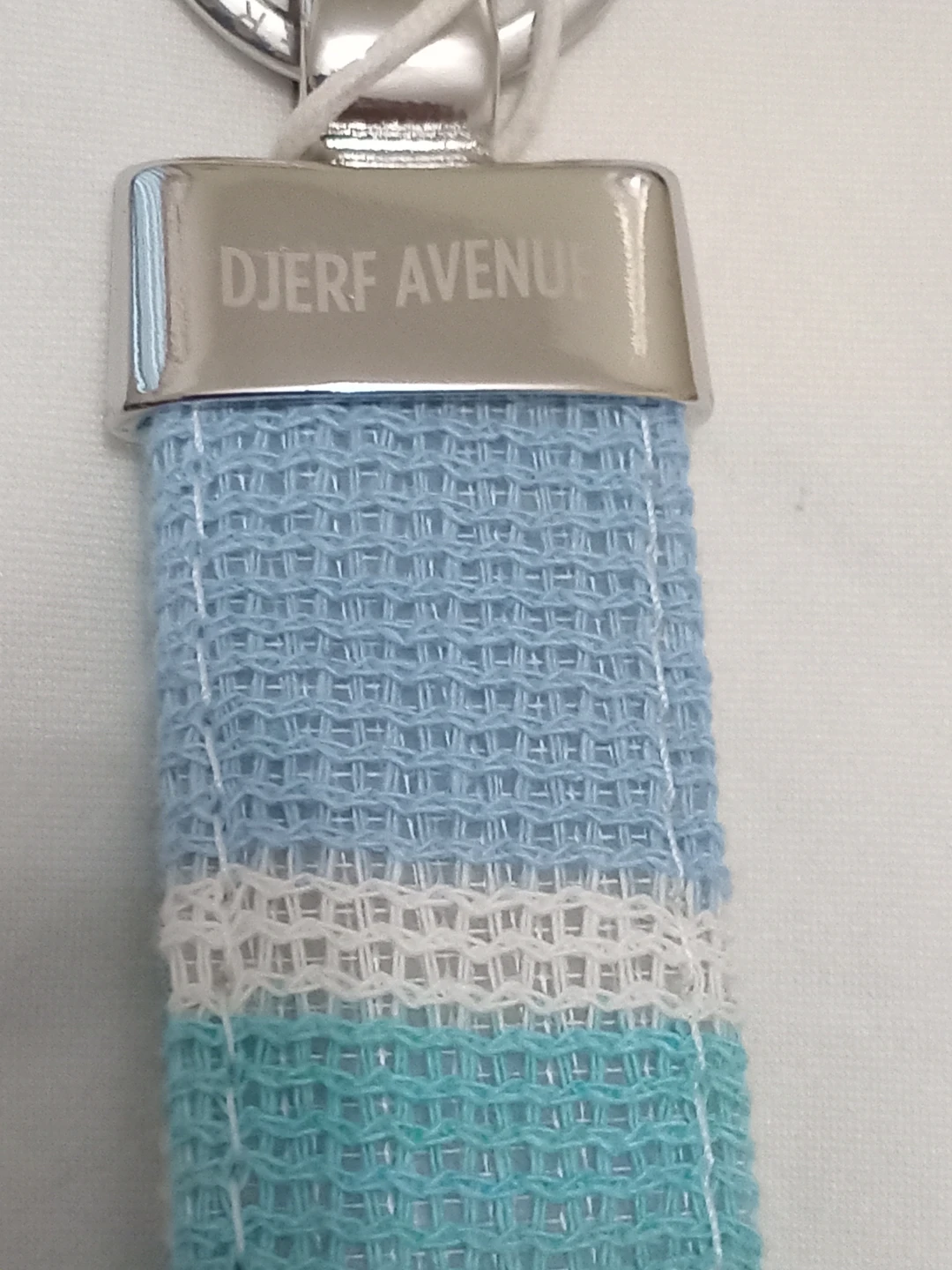 Djérf Avenue Keychain Blue & White Stripe - photo 2