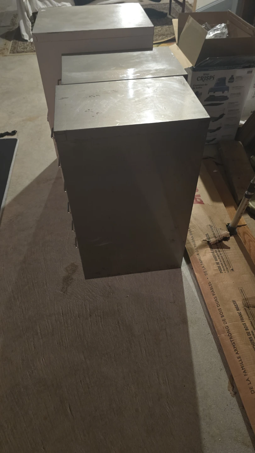 Two Metal Storage Cabinets with Drawers - photo 3