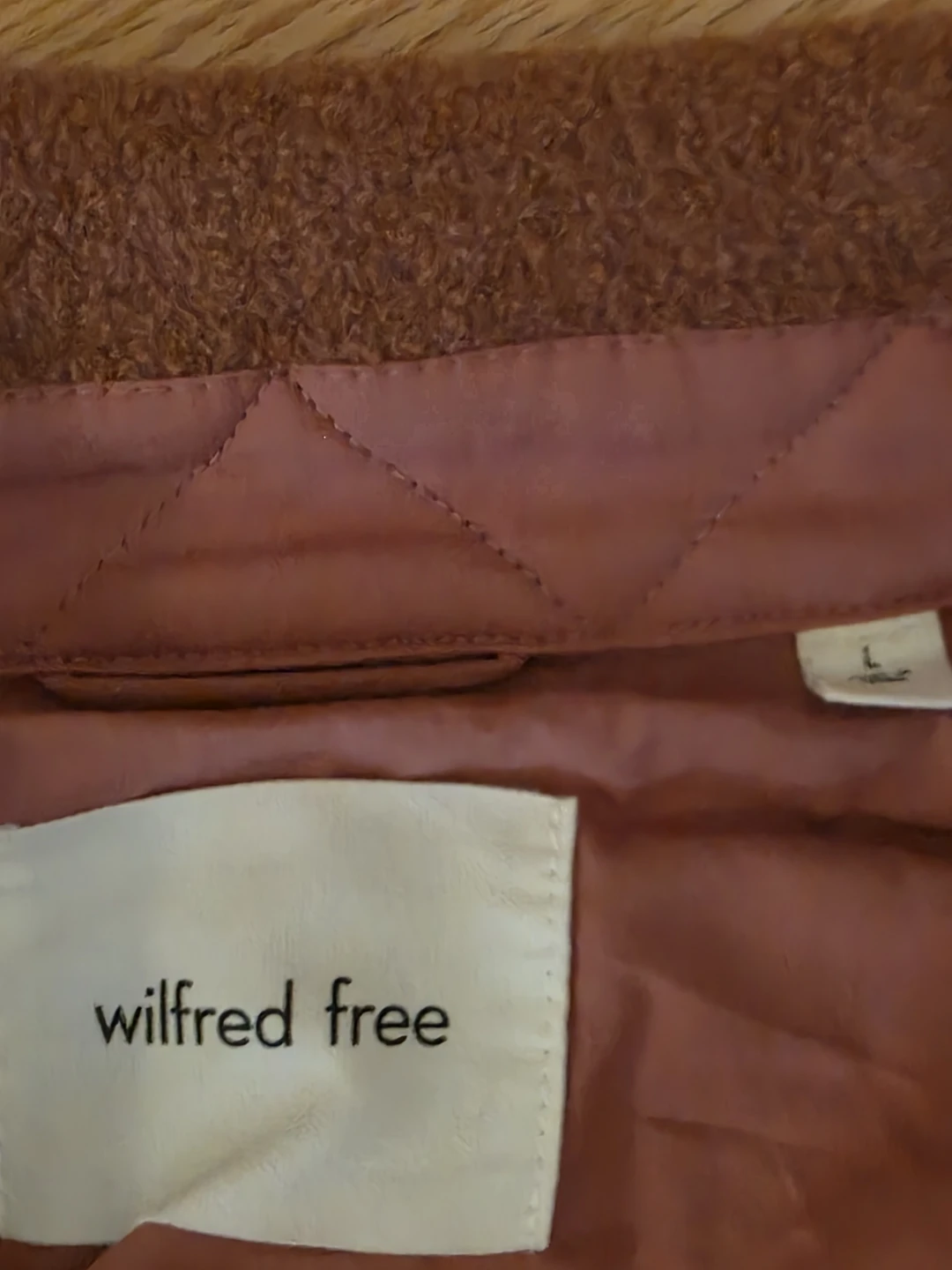 Wilfred Free Jacket - Mauve - Size L - photo 2