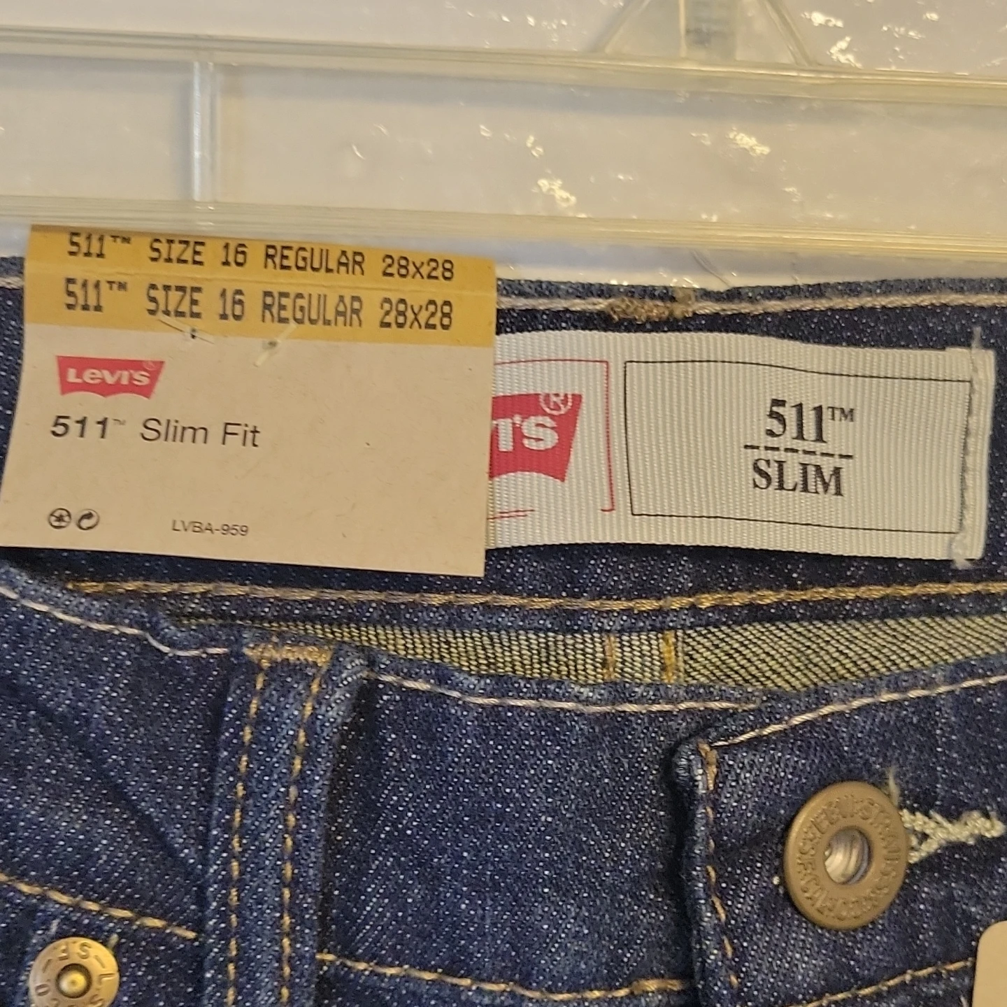 Levi's 511 Slim Fit Jeans Size 16 Regular - photo 4