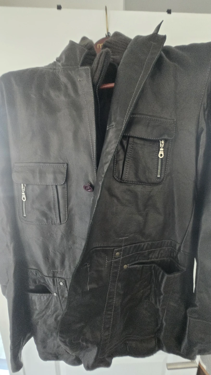 Kenneth Cole New York Leather Jacket XL - photo 3
