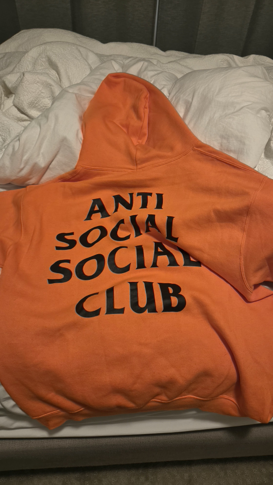 Anti Social Social Club Orange Hoodie