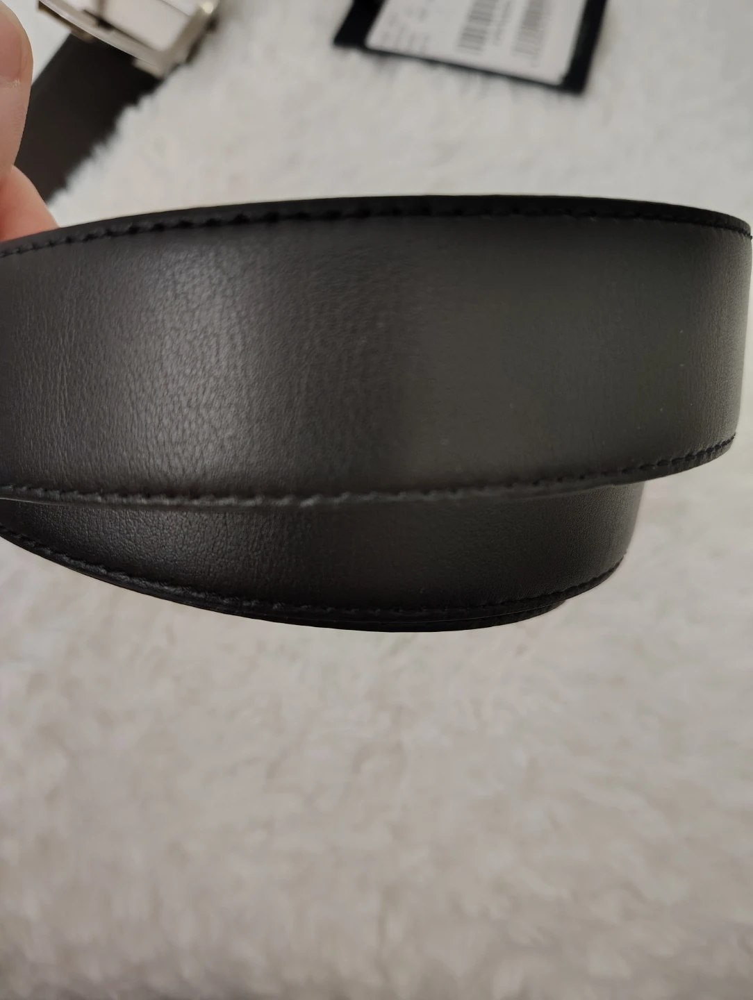 Eduard Dressler Reversible Leather Belt – Size 95 cm - photo 2