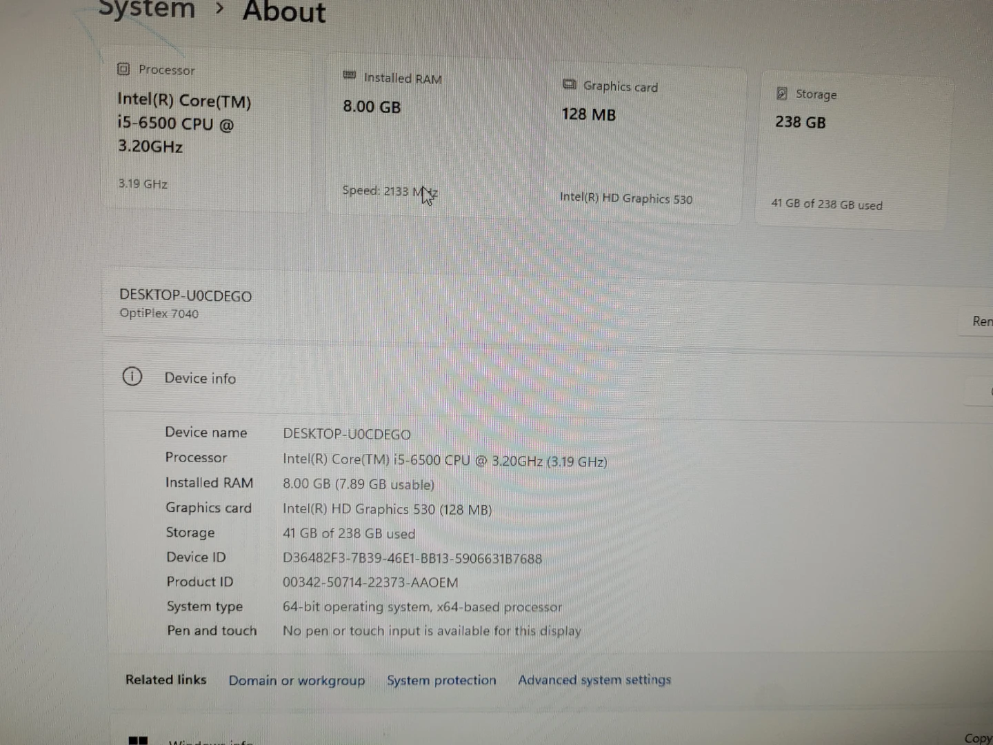 Dell OptiPlex 7040 Small Form Factor PC - photo 2