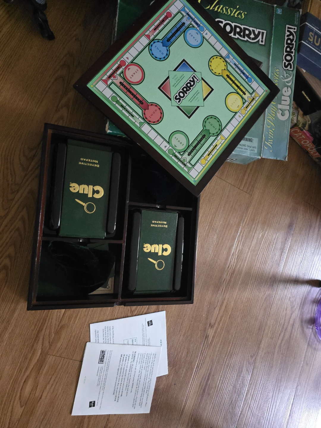 Clue & Sorry Collector's Edition Board Games - photo 3