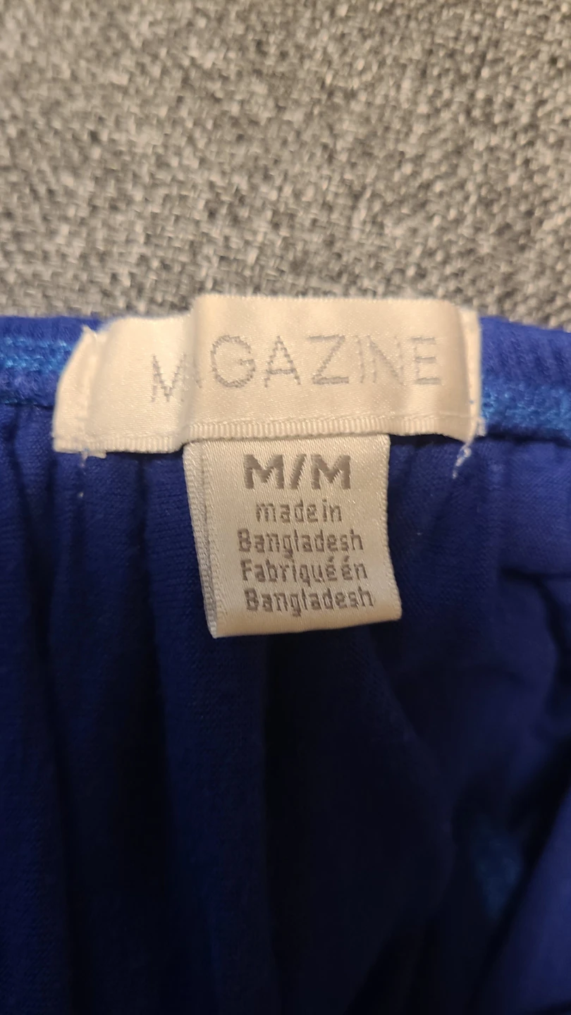 MGAZINE Blue Ruffle Top - Size M - photo 3