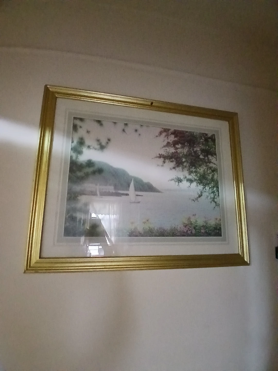 Framed Seascape Landscape Print🏈