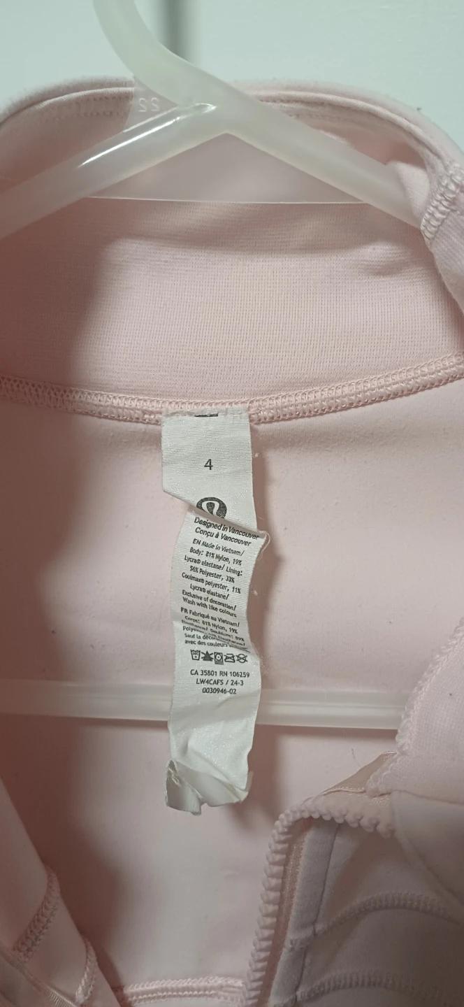Lululemon Define Jacket Light Pink - photo 4