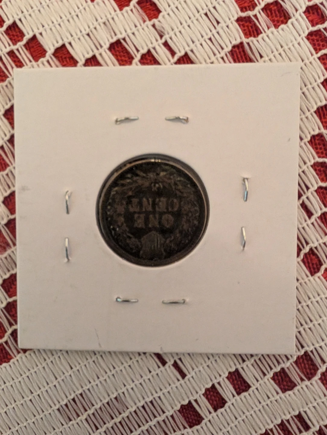 1889 US Indian Head One Cent Coin - photo 2