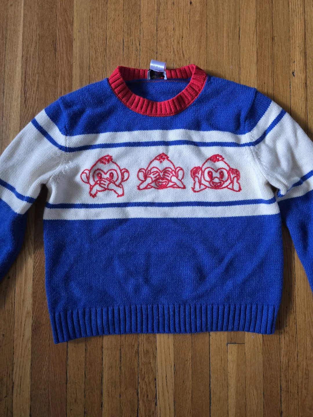 Three Monkeys Graphic Sweater - photo 4