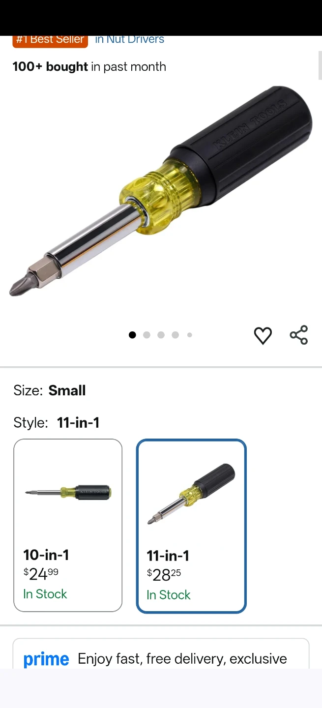 Klein Tools 15-in-1 Ratcheting Screwdriver