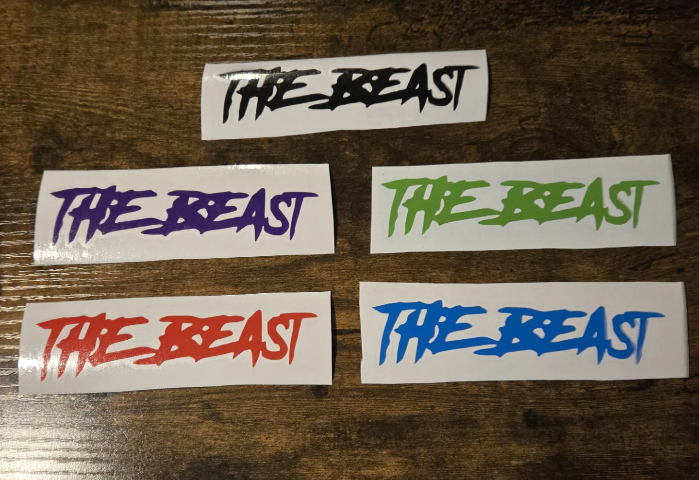 Decals for dirt bike or helmet